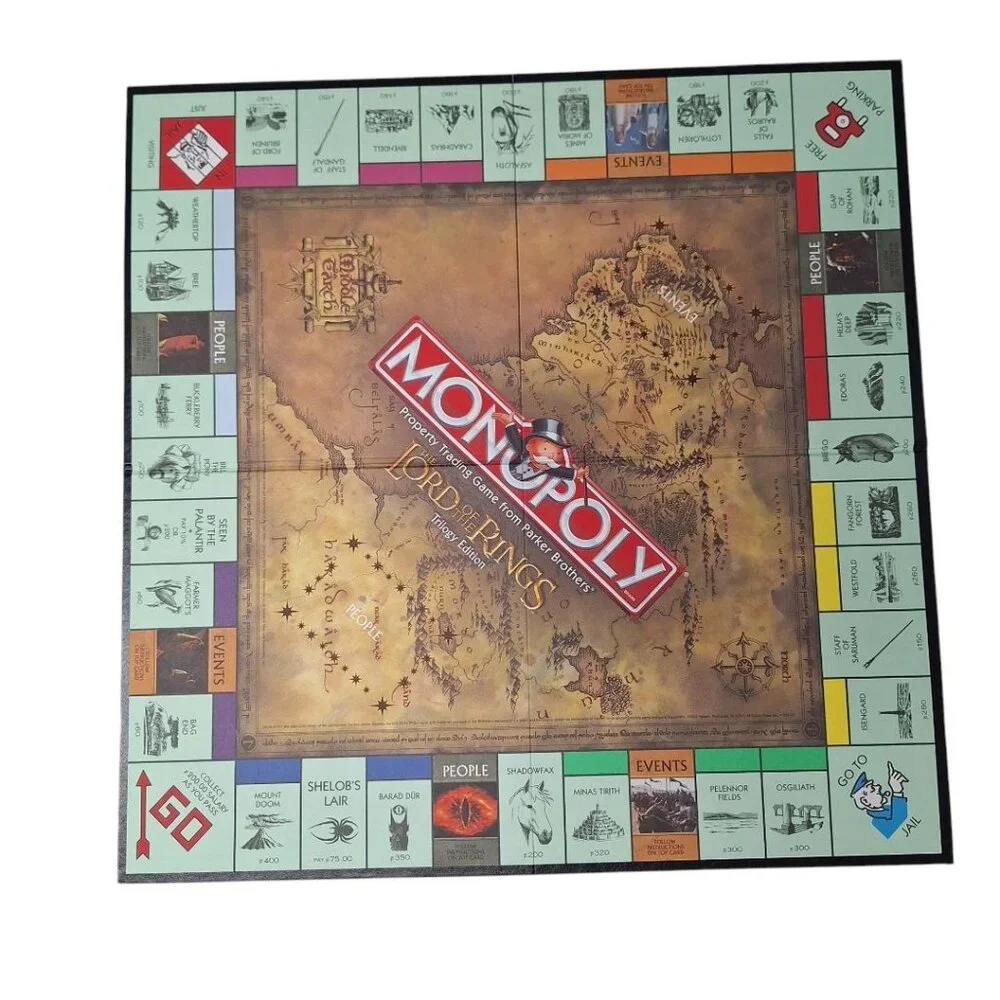 Monopoly Lord Of The Rings‎ Trilogy Game Board Replacement Piece 2003 Vintage